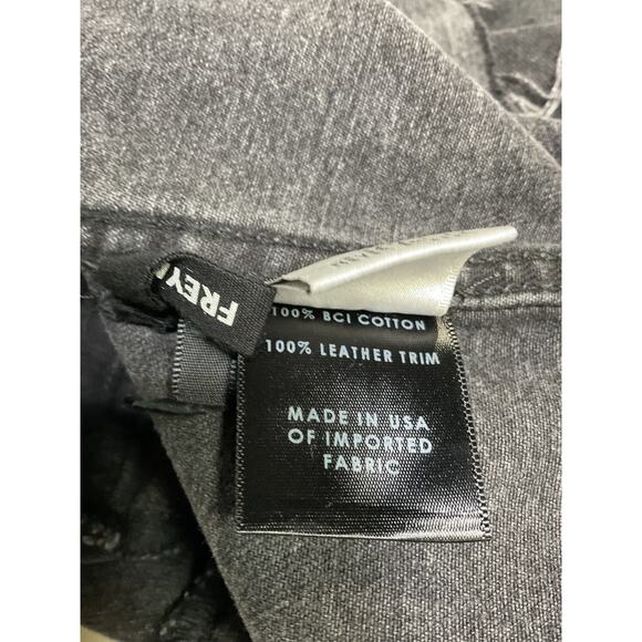 Grlfrnd 'Freya' Black Cotton Denim Jacket Size L - Picture 5 of 5